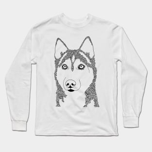 Husky Dog Long Sleeve T-Shirt